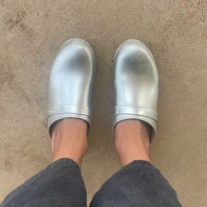 Silver Lotta From Stockholm Clogs